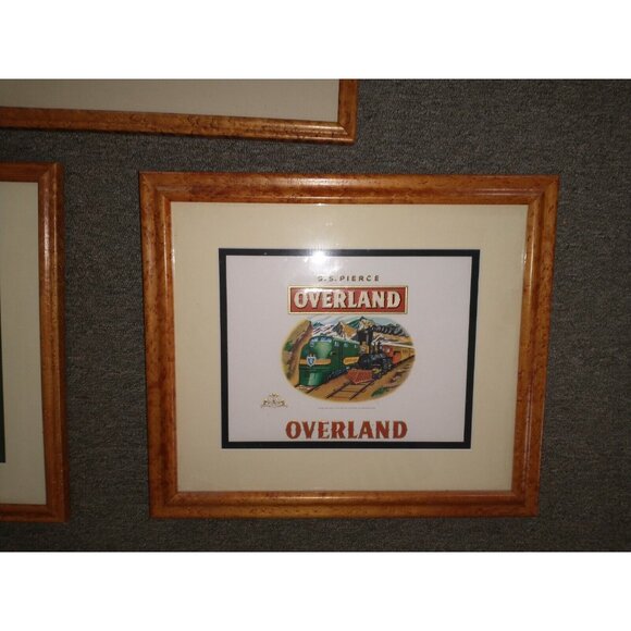 Birds Eye Maple Frames/w train pictures - Picture 7 of 9